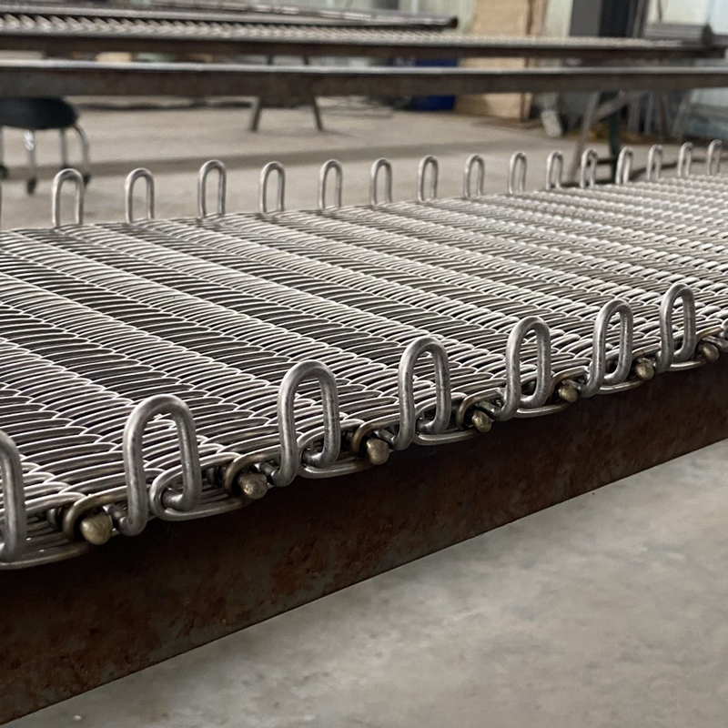 Glassflaske annealing ovn mesh belte