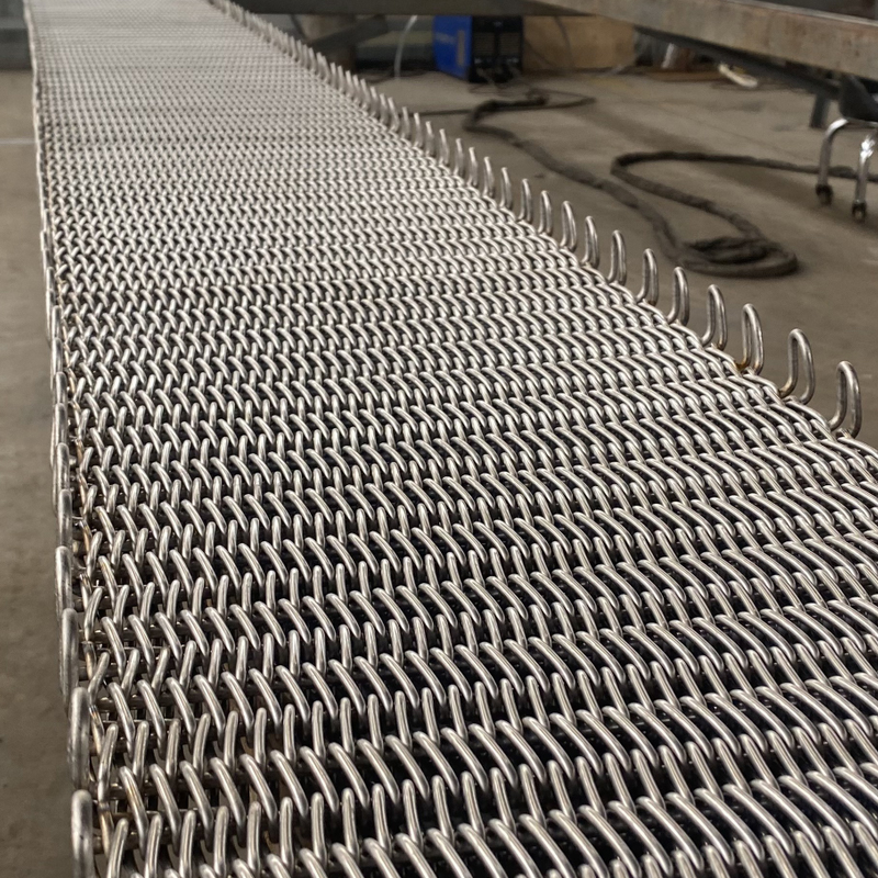 Metallprodukt glødeovn mesh belte